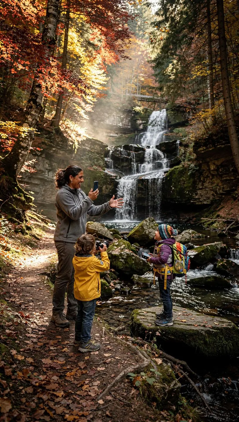 A serene countryside landscape in Slovakia with rolling hills, fields of wildflowers, and winding rivers.